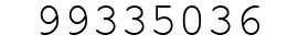 Number 99335036.