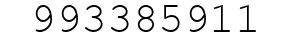 Number 993385911.