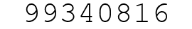 Number 99340816.