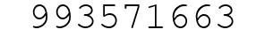 Number 993571663.