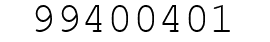 Number 99400401.