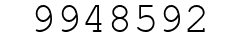 Number 9948592.
