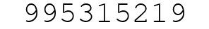 Number 995315219.