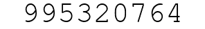 Number 995320764.