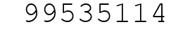 Number 99535114.