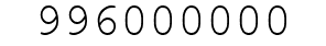 Number 996000000.
