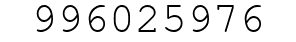 Number 996025976.