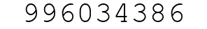 Number 996034386.