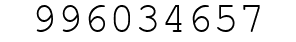 Number 996034657.