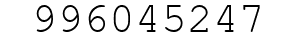 Number 996045247.