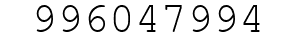 Number 996047994.