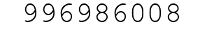 Number 996986008.