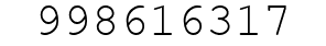 Number 998616317.