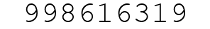 Number 998616319.