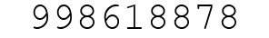 Number 998618878.