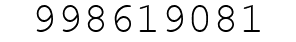 Number 998619081.