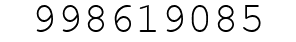 Number 998619085.