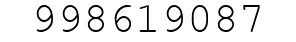 Number 998619087.