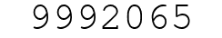 Number 9992065.